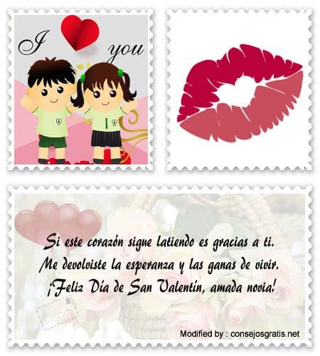 Cositas de amor para San Valentín Mensajes por el Día del Amor